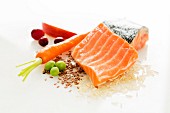 Fresh Salmon with Assorted Ingredients