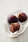 Fresh figs on a plate