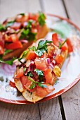 Bruschetta with tomatoes