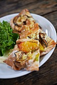 Flatbread with vegetables