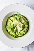 Risotto with peas and parmesan