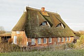 House with thatched roof (Mecklenburg-Western Pomerania, Germany)