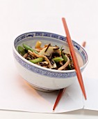 Wild rice with vegetables (China)