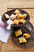 Deep fried pastries with a poppyseed filling