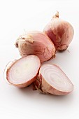 Three pink onions