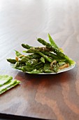 Asparagus salad with sesame seeds