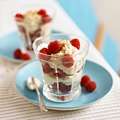 Raspberry Crowdie (cream dessert from Scotland)
