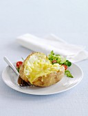 Folienkartoffel mit Käse