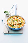 Spanish omelette with vegetables