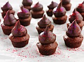Beetroot cupcakes