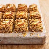 Apple and cinnamon flapjacks