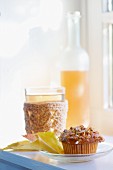 Quince cordial and a quince muffin