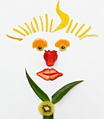 Lustiges Gesicht aus Früchten