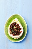 Baked Camembert with sundried tomatoes