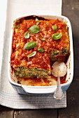 Cannelloni with spinach and ricotta