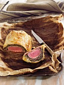 Beef Wellington (fillet of beef wrapped in puff pastry)