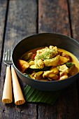 Yellow chicken curry from Thailand