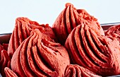 Raspberry ice cream (close-up)