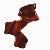 Gebratene Baconwürfel mit Sauce (China)