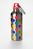 Aluminum Water Bottle With Colorful Dots