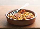 Lentils with chorizo