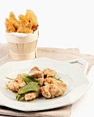 Sweetbreads, typical roman cuisine