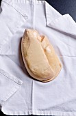 Foie gras on a linen cloth