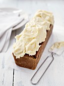 Gingerbread with cream cheese frosting