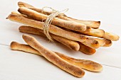 Home-made grissini (Italian breadsticks)