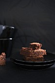 Brownies, gestapelt