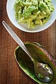 Avocado spread and avocado peel
