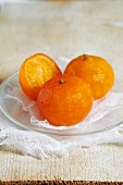 Caramelised mandarins