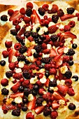 A sweet berry pizza