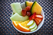 A bowl of fresh fruit