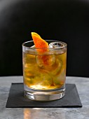 An 'Old Fashioned' cocktail