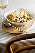 Kedgeree (rice dish with fish and egg, England)