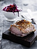 Roasted pork fillet