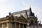 A view of the roof of the Palace of Versailles