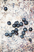 Blueberries (seen from above)