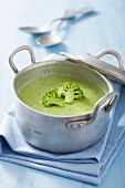 Broccoli soup with gorgonzola