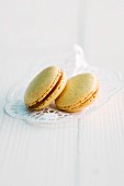 Two curry macaroons
