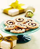Jam spiral biscuits