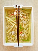 Oriental noodle soup