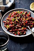 A red bean salad