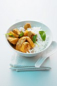 Hühnchencurry mit Reis