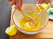 Making lemon sauce