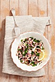 Marinated octopus with garlic and parsley (Greece)