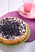 Cheesecake with berries and white chocolate