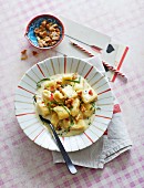 Gnocchi with a Gorgonzola sauce and caramelised walnuts