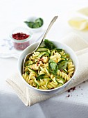 Fusilli with courgette and basil